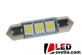 Autožárovka sufit 36mm, bílá, 24V, 3x5050SMD, s chladičem