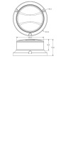 maják 12-24V 64x0,5W oranžový magnet ECE R65 R10