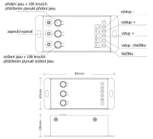 přijímač dimLED RF 1K20A